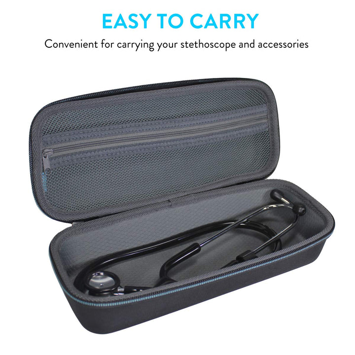 Hard Storage Carrying Case Bag for Cardiology Stethoscope and Nurse Accessories Compatible with 3M Classic III, Lightweight II S.E, Cardiology IV Diagnostic