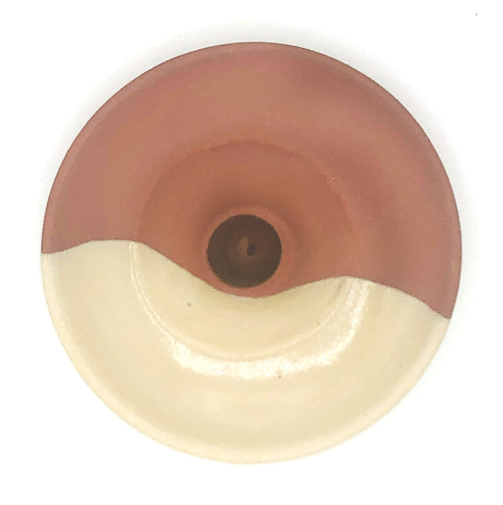 Clay Palo Santo Holder and 5 Genuine Palo Santo Sticks (Tan)