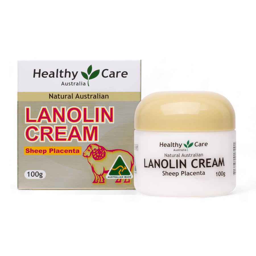 Lanoline Cream with Sheep Placenta 100gm by Healthy Care Australia