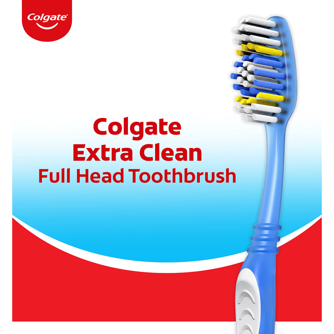 Soft : Colgate Extra Clean Full Head Toothbrush, Soft -