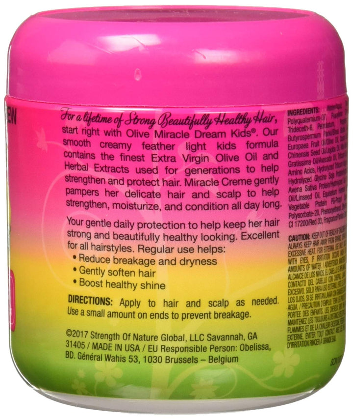 Dream Kids Olive Miracle Creme, 6 Ounce