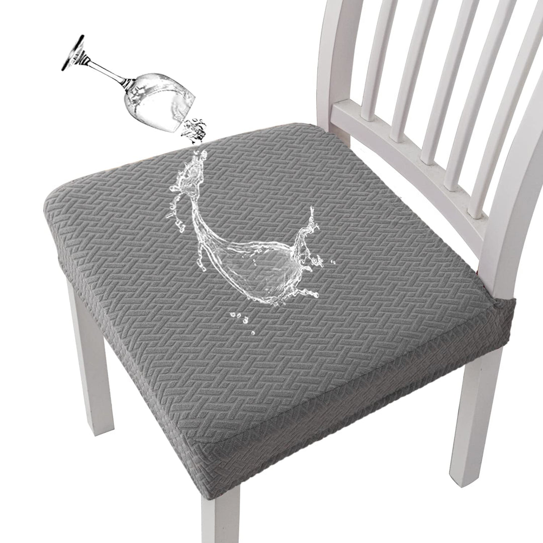 LANSHENG Waterproof Seat Covers for Dining Room Chairs,