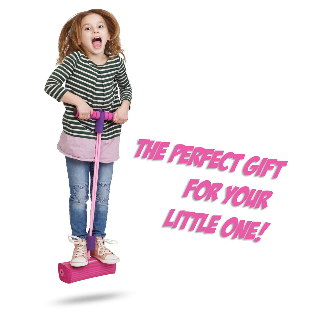 Pogo Stick for Toddlers - Foam Jumper for Age 3,4,5,6,7,8 - Outdoor Jumping Toys - Birthday Gift for Toddler Girls and Boys