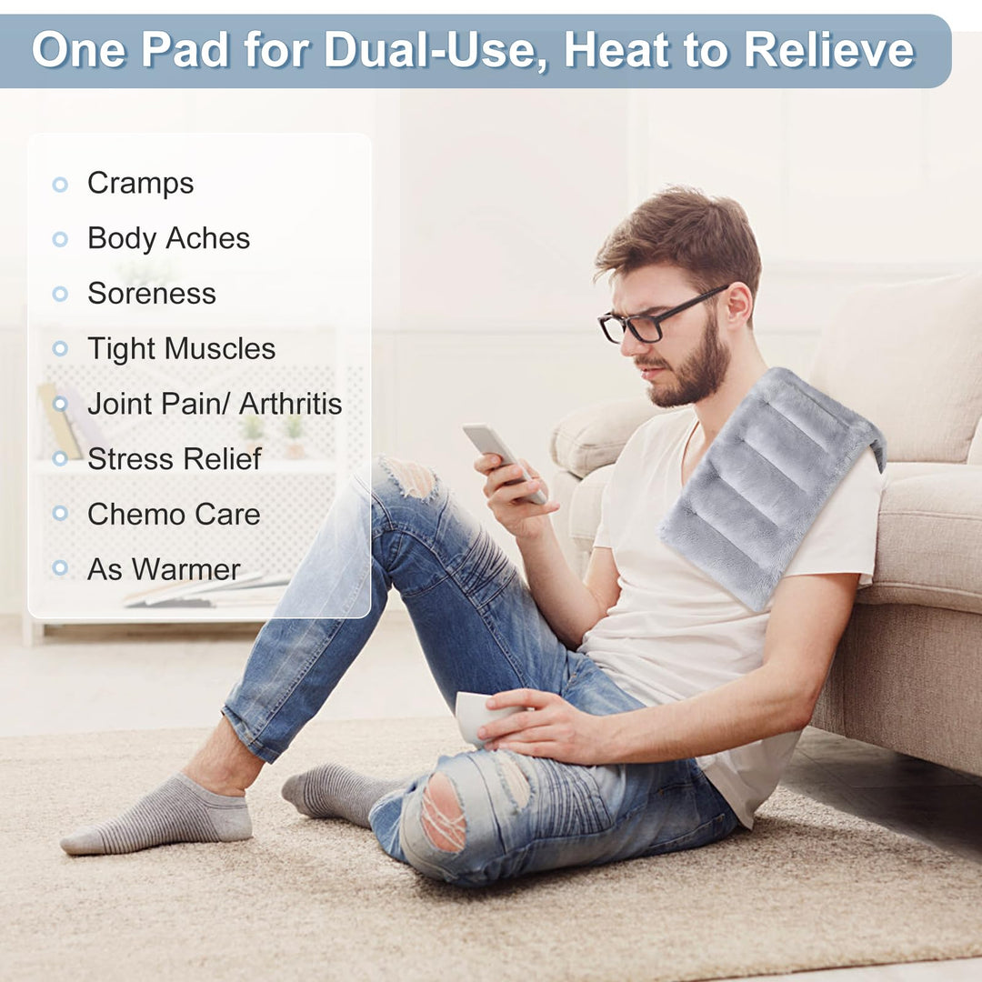 SuzziPad Microwavable Heating Pads for Neck and Shoulde