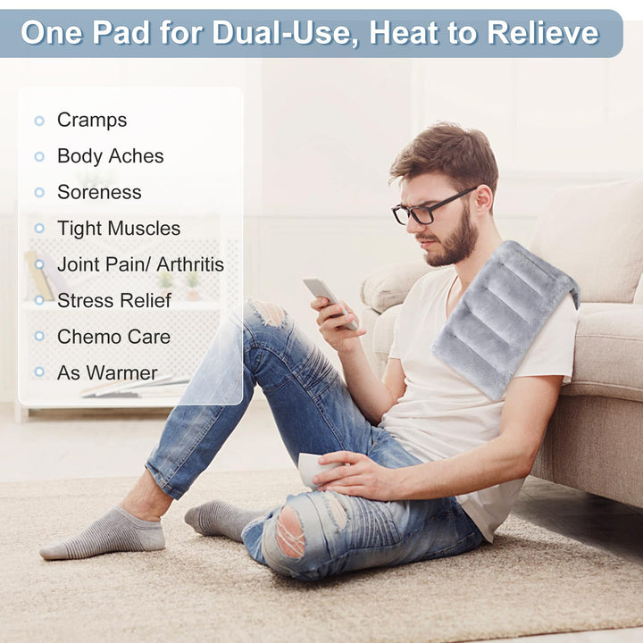 SuzziPad Microwavable Heating Pads for Neck and Shoulde