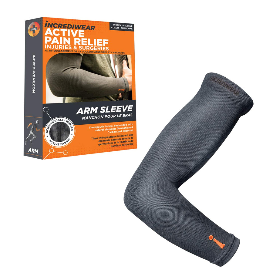 Incrediwear Arm/Calf Sleeve, Grey, Long