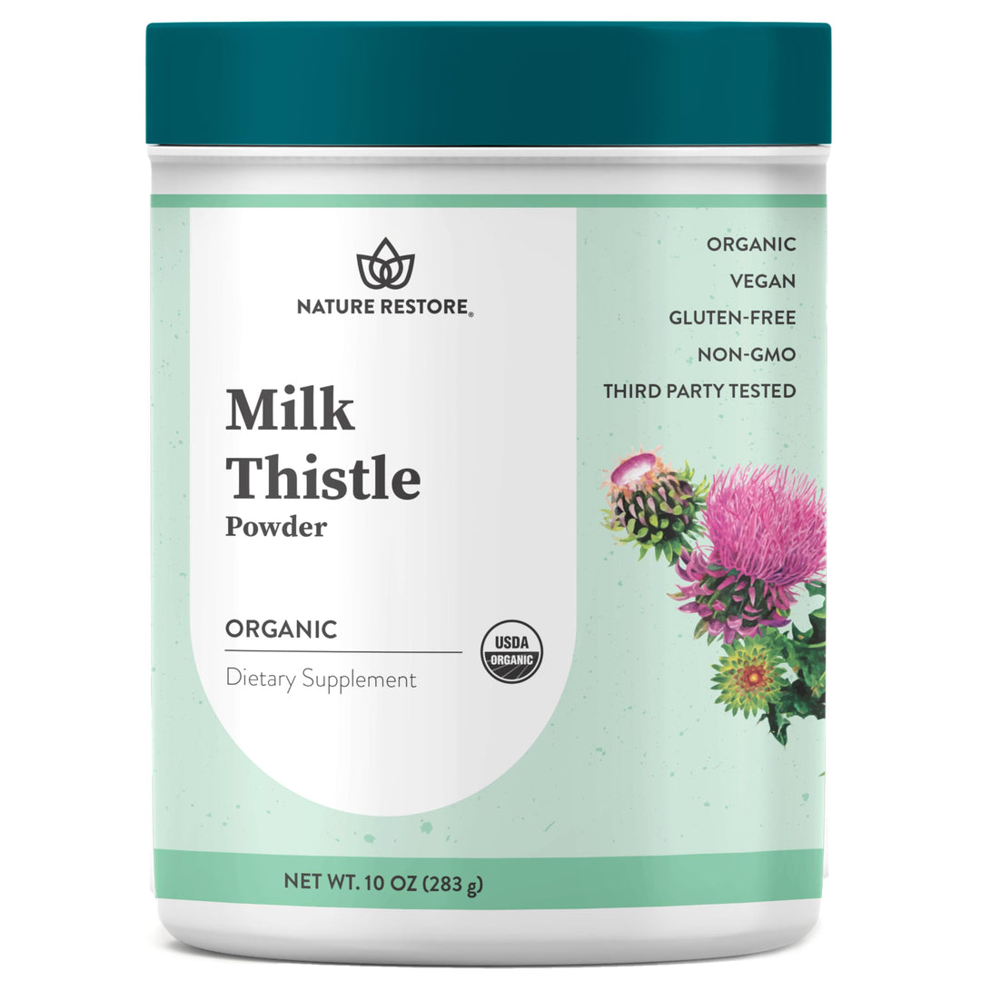 USDA Certified Organic Milk Thistle Seed Powder, 10 Ounces, Packaged in California