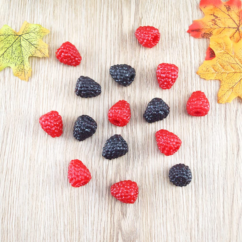 RAYNAG 20pcs Artificial Raspberry Fake Simulation Fruit