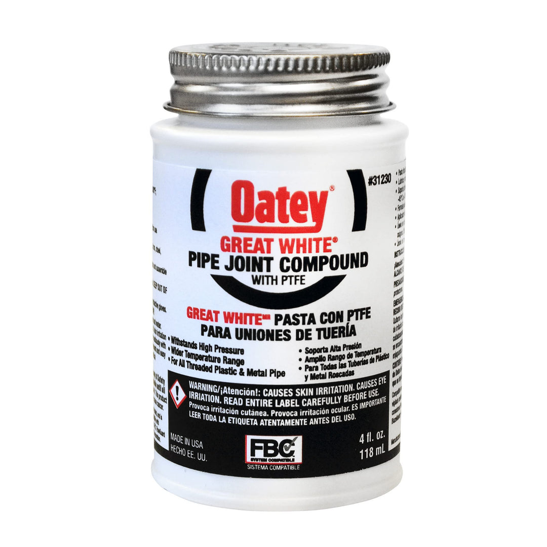 Oatey Pipe Joint Compound 4 Oz White