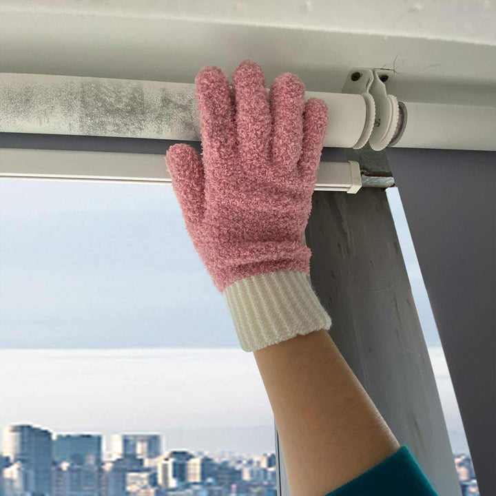 Microfiber dusting Gloves Clean Hard-to-Reach Places Ca