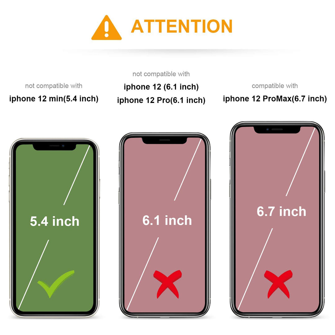 KIHUWEY Compatible with iPhone 12 Mini Case Wallet with
