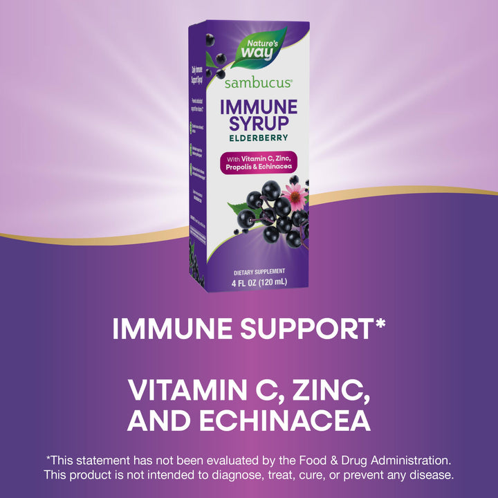 Nature&#39;s Way, Sambucus Immune Syrup Elderberry,