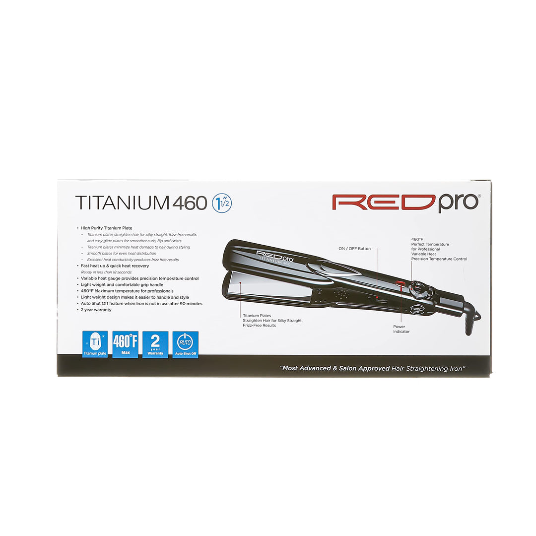 Titanium 460 1-1/2 Inches Flat Iron (Model: FIP150N)