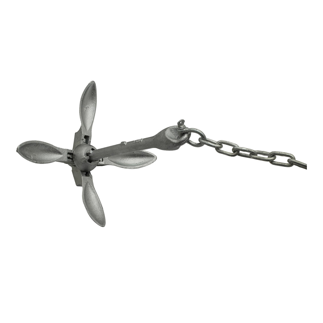 3006.6785 BoatTector Complete Deluxe Grapnel Anchor Kit for Small Boats, Kayaks, PWC, Jet Ski, Paddle Boards, etc. - 3.5 lbs.