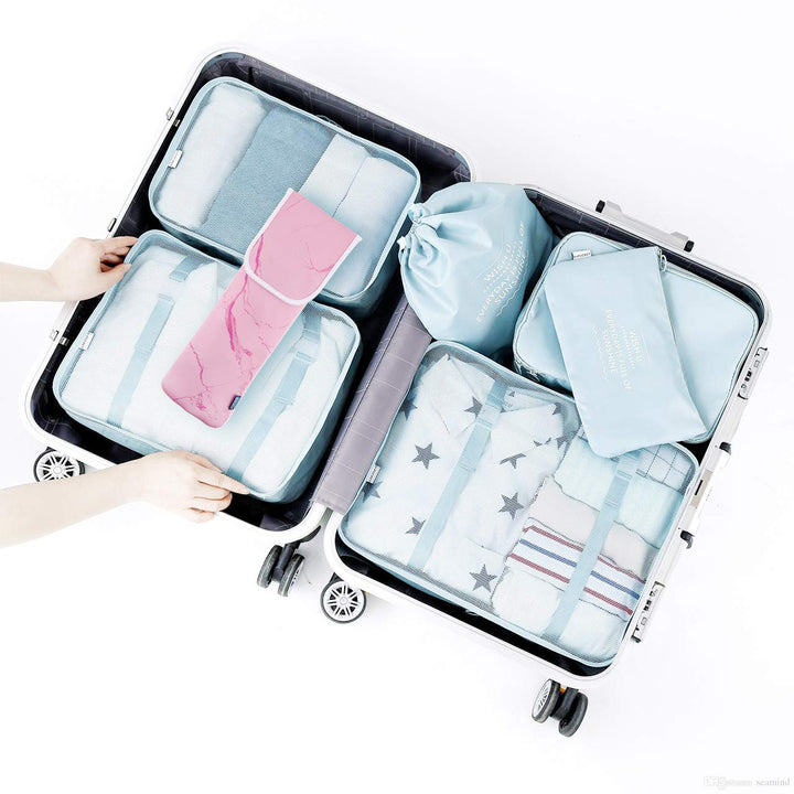 Heat Resistant Neoprene Curling Iron Cover Bag, Universal Curling Iron Cover Sleeve, Flat Iron Curling Wand Travel Case Pouch for Travel, Gym, or Home, 15 x 5 Inches (Dark Pink Marble Pattern)
