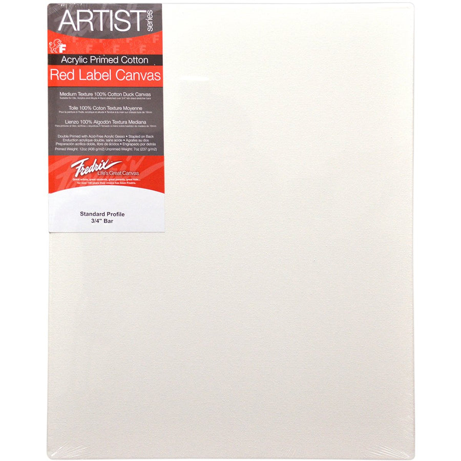 5012 Red Label Stretched Canvas, 8 by 10 Inches