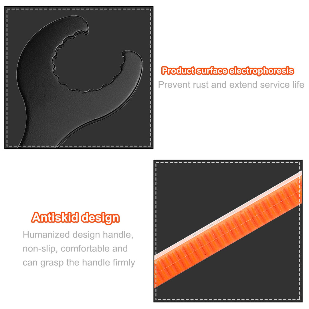 QKURT Bottom Bracket Wrench Compatible with Hollowtech 