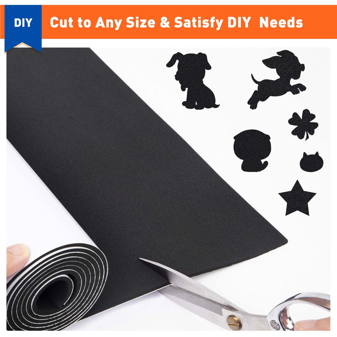 MAGZO Backed Adhesive Foam Padding 1/16 Inch Thick x 12