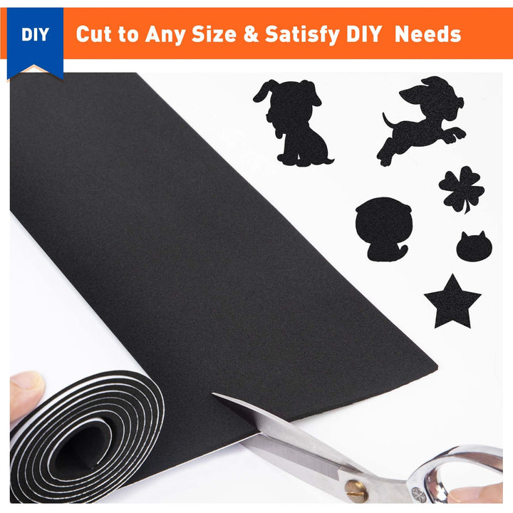 MAGZO Backed Adhesive Foam Padding 1/16 Inch Thick x 12