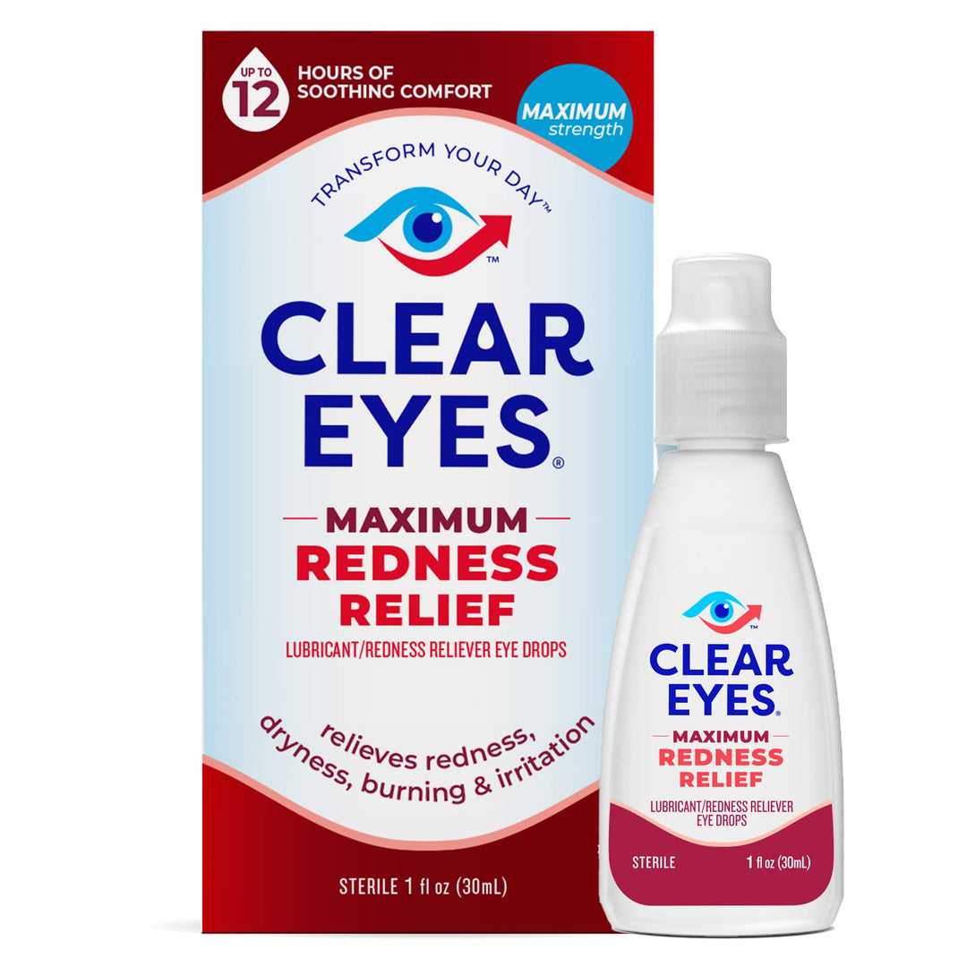 Clear Eyes Maximum Redness Eye Relief Eye Drops, 1 Fl O