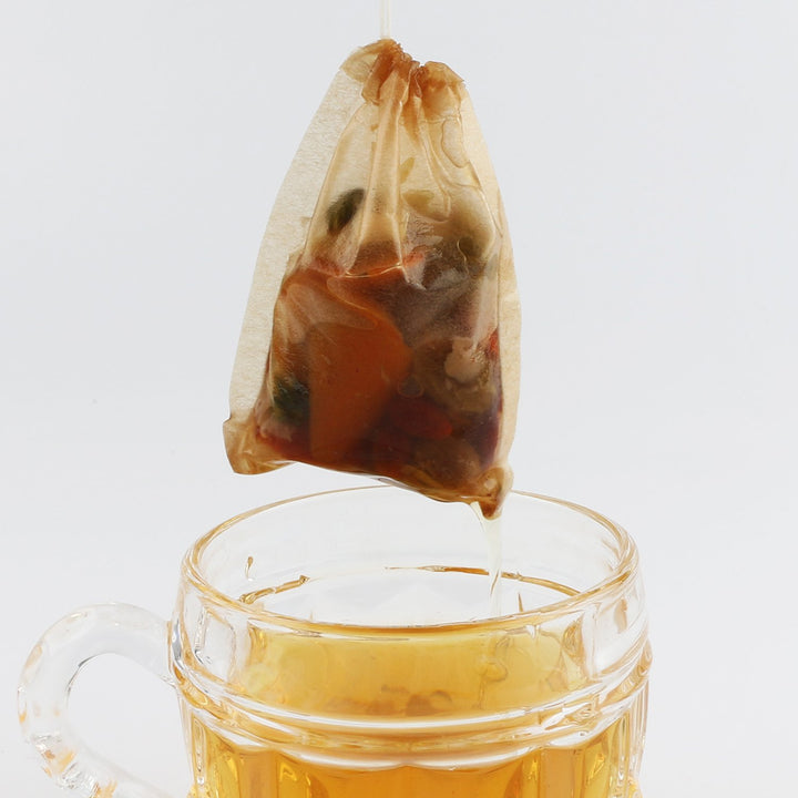 300PCS Tea Filter Bags, Disposable Paper Tea Bag with Drawstring Safe Strong Penetration Unbleached Paper for Loose Leaf Tea and Coffee(6x8CM)