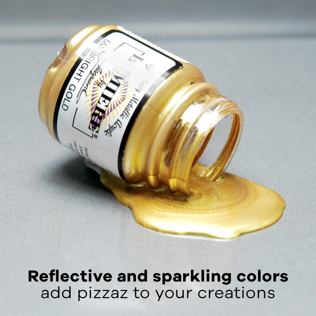 Jacquard Lumiere 2.25oz Fabric Paint Pearlescent White 