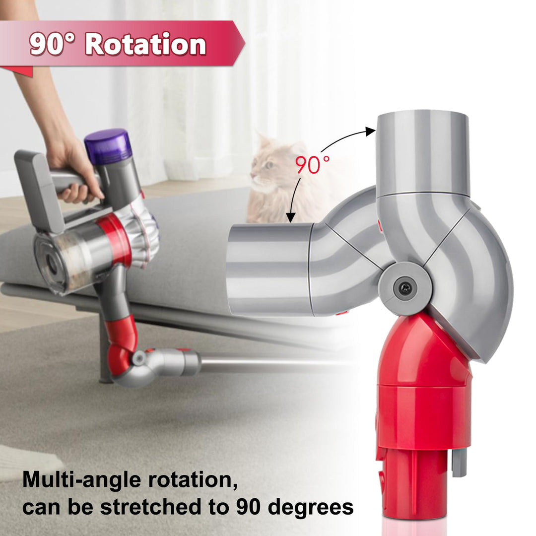 Top Bottom Adapter Compatible with Dyson V7 V8 V10 V11 Quick Release Adaptor Tool Bottom Adapter 967762-01 Top Adapter Home Cleaning Tool