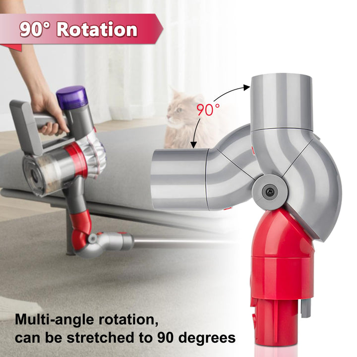 Top Bottom Adapter Compatible with Dyson V7 V8 V10 V11 Quick Release Adaptor Tool Bottom Adapter 967762-01 Top Adapter Home Cleaning Tool