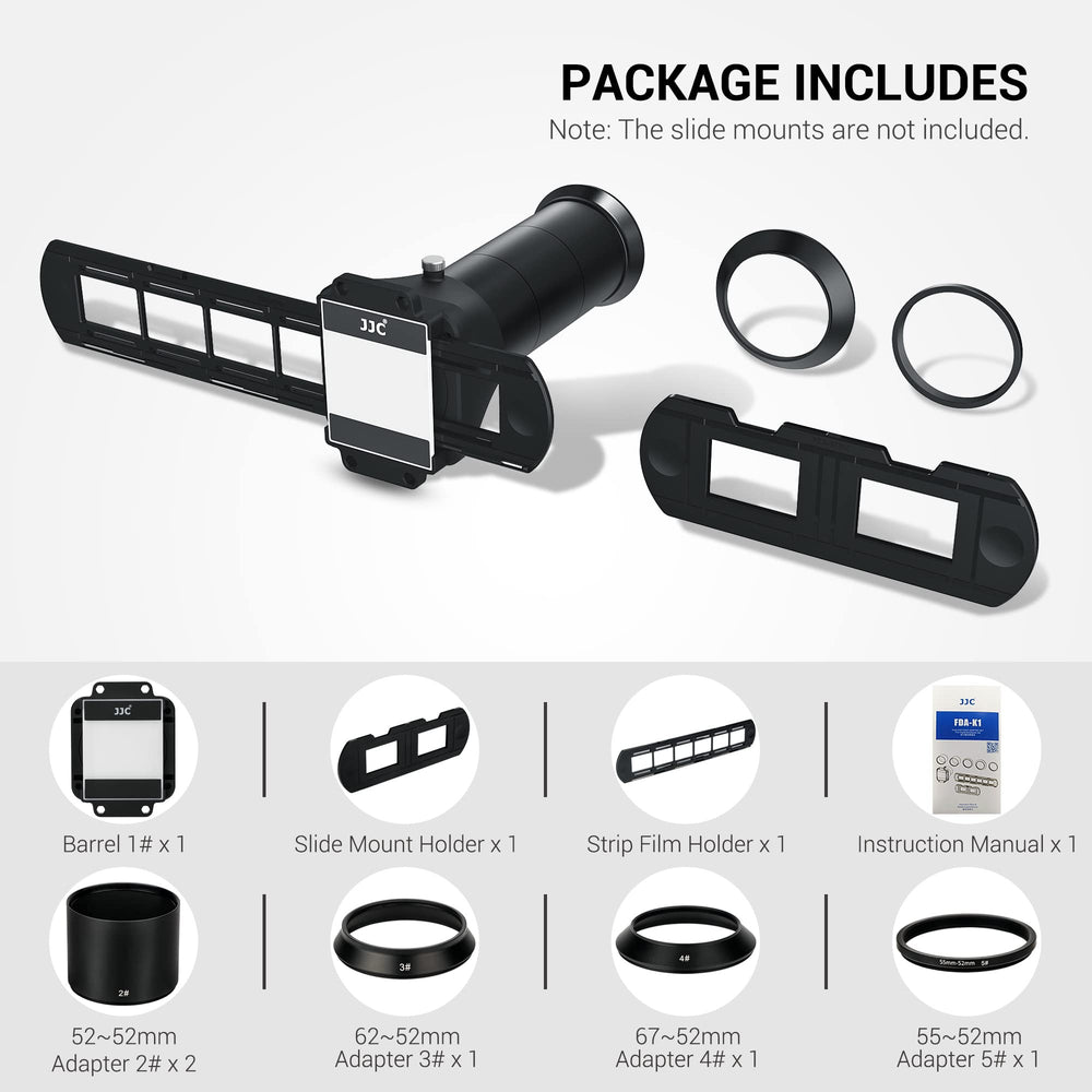 JJC ES-2 Film Digitizing Adapter Set Kit for Negative C