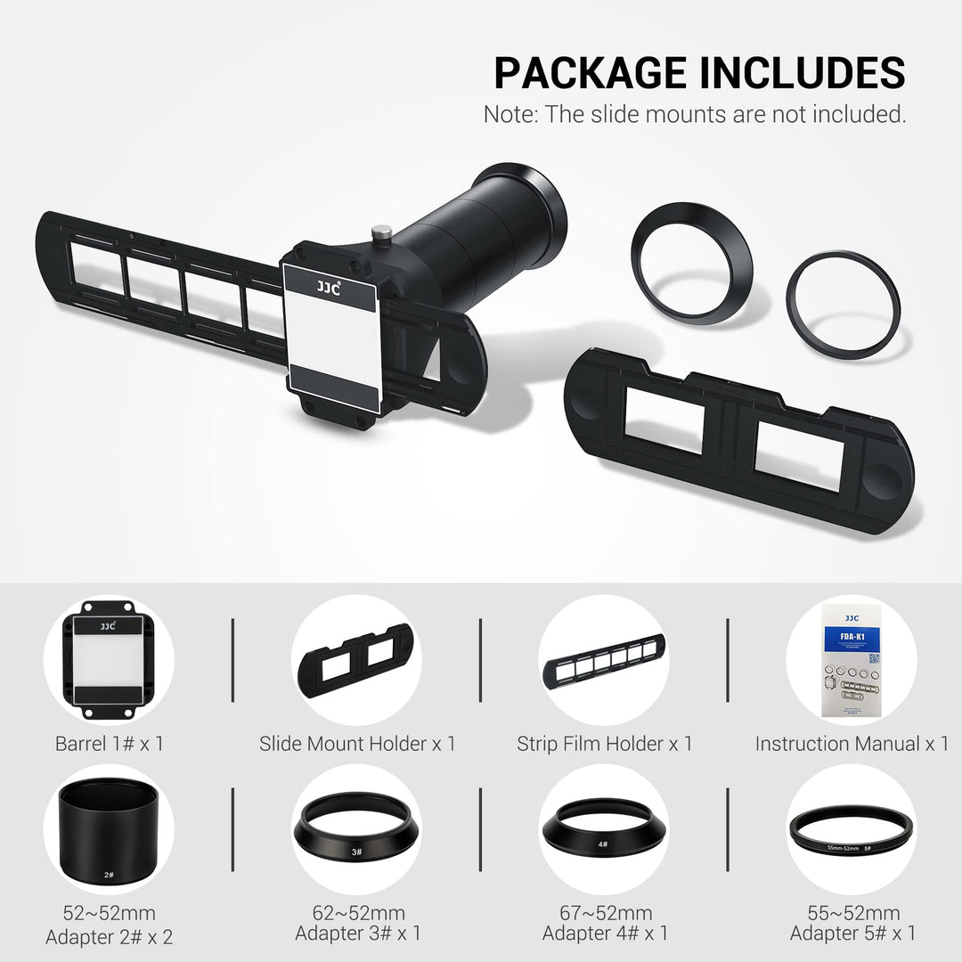 JJC ES-2 Film Digitizing Adapter Set Kit for Negative C