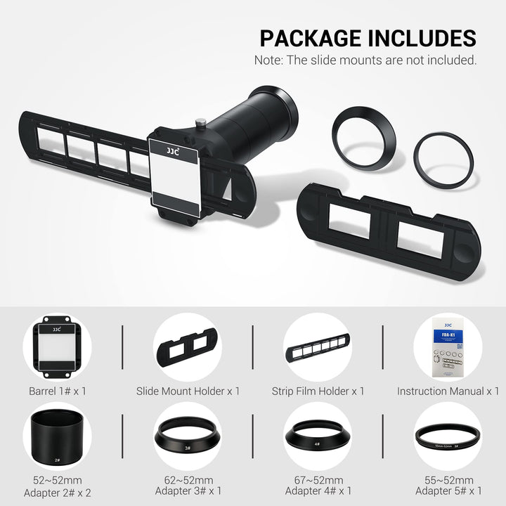 JJC ES-2 Film Digitizing Adapter Set Kit for Negative C