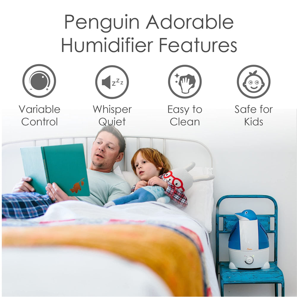 Crane Adorable Ultrasonic Cool Mist Humidifier with 2.1