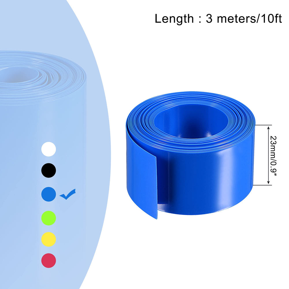 MECCANIXITY Battery Wrap PVC Heat Shrink Tubing 23mm Fl