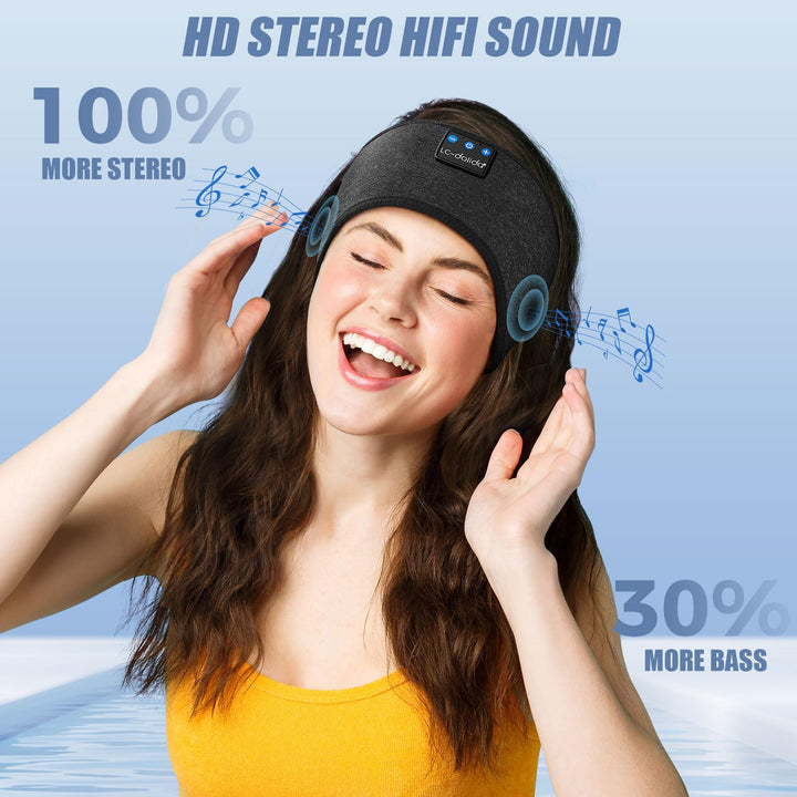 LC-dolida Sleep Headphones Bluetooth Headband, Wireless