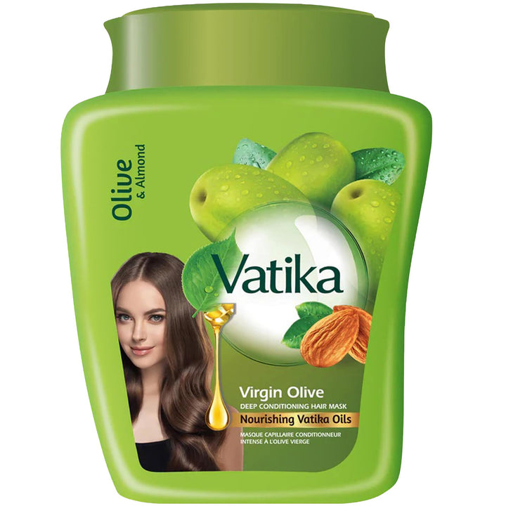 Dabur Vatika Deep Conditioning (Olive) Hair Mask (For Dry, Dull &amp; Lifeless Hair) 500g