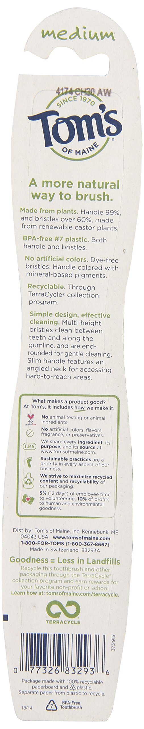 Tom&#39;s of Maine Naturally Clean Toothbrush