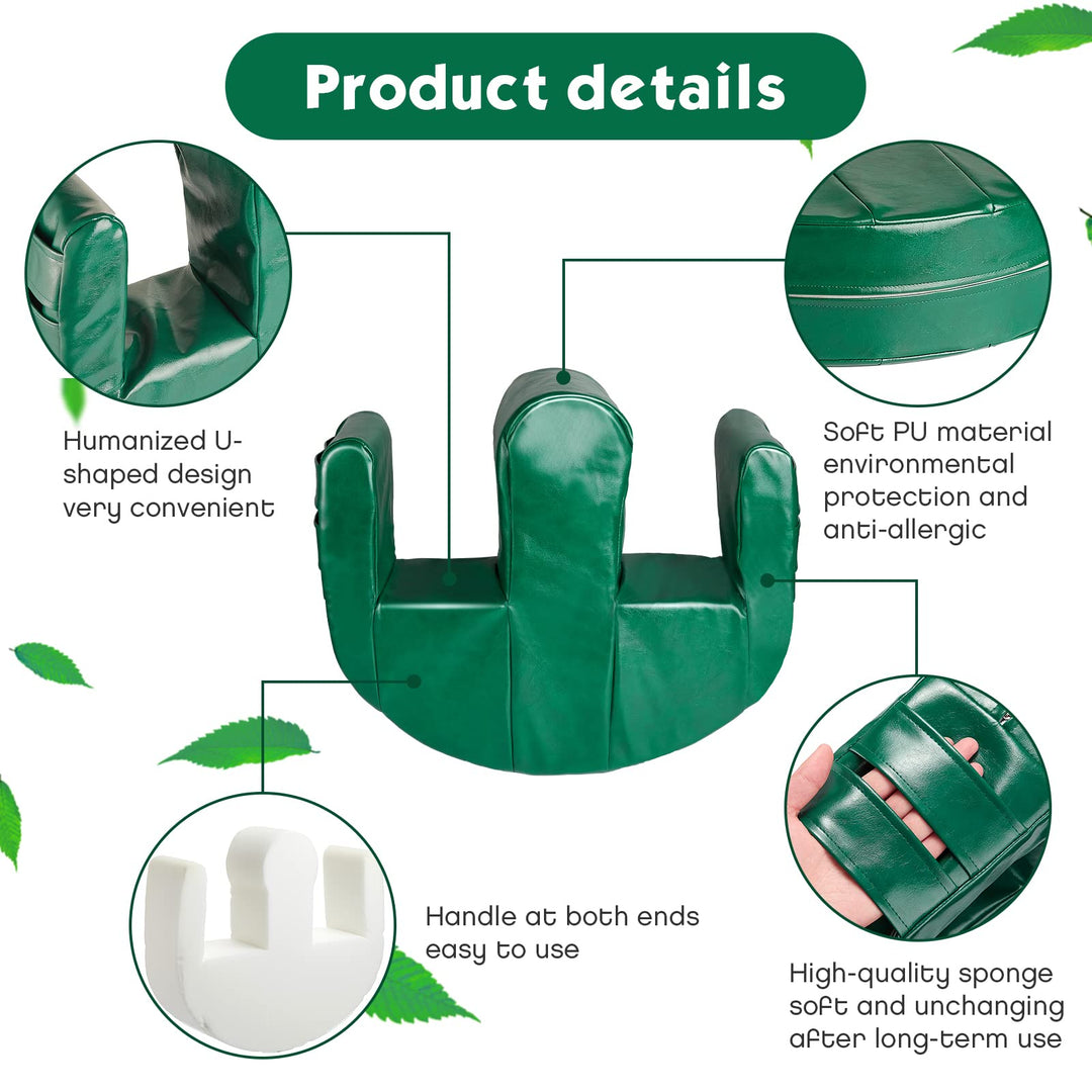 Patient Turning Device Multifunctional Turnover Device U-Shaped Paralysis Bed Rest Product Pu Leather Patient Turning Pillow for Patients or Bedridden Elderly People Lying in Bed