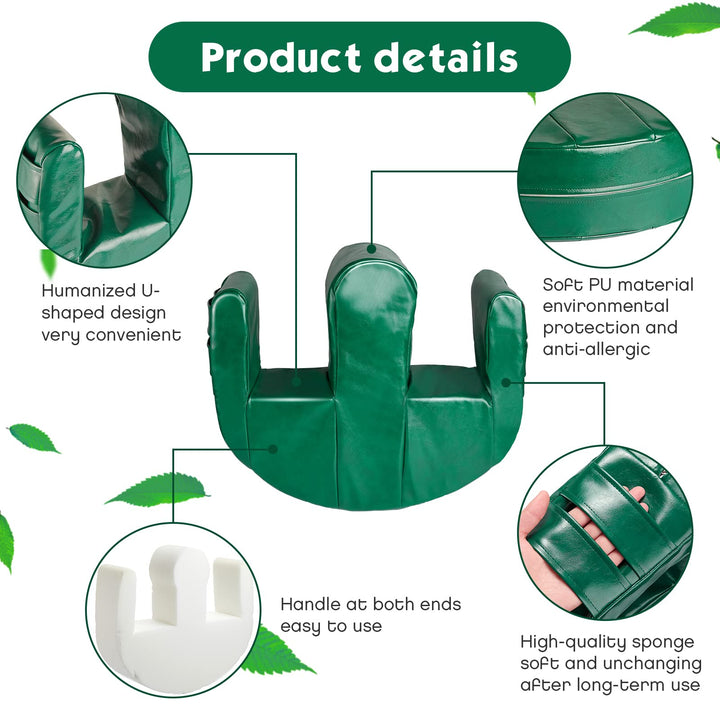 Patient Turning Device Multifunctional Turnover Device U-Shaped Paralysis Bed Rest Product Pu Leather Patient Turning Pillow for Patients or Bedridden Elderly People Lying in Bed