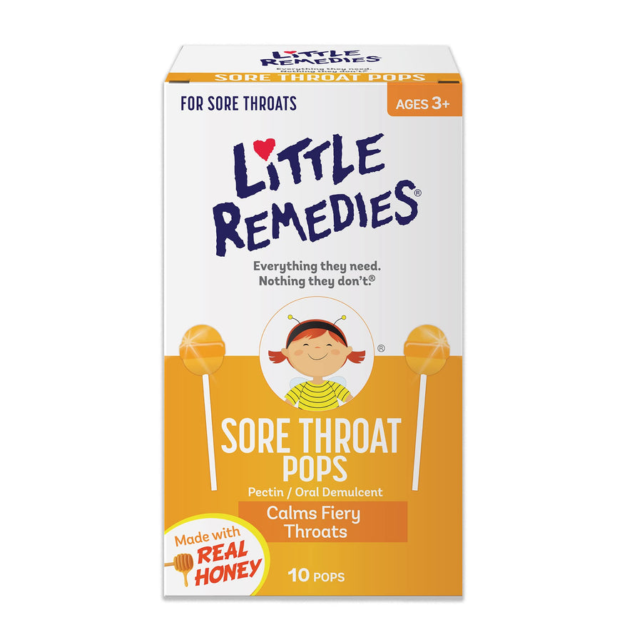 Little Remedies Sore Throat Pops, 10 Count