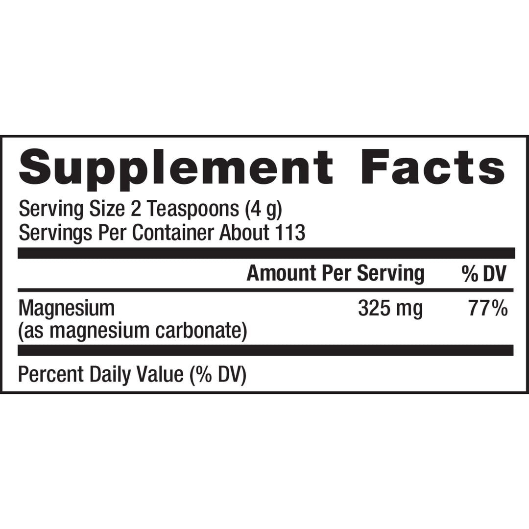Calm, Magnesium Citrate Supplement, Anti-Stress Drink Mix Powder, Gluten Free, Vegan, &amp; Non-GMO, Orange, 16 oz