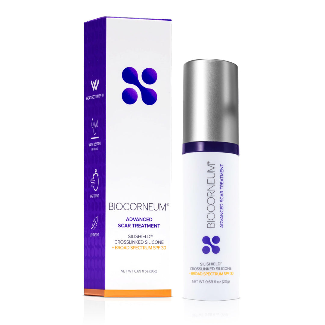 Advanced Scar Treatment with Silishield® & SPF 30 20g – Made in the USA, Fast-Drying, Water-Resistant Silicone Scar Gel - Surgeon Recommended for New & Old Scars - Suitable for Children Over 6 Months