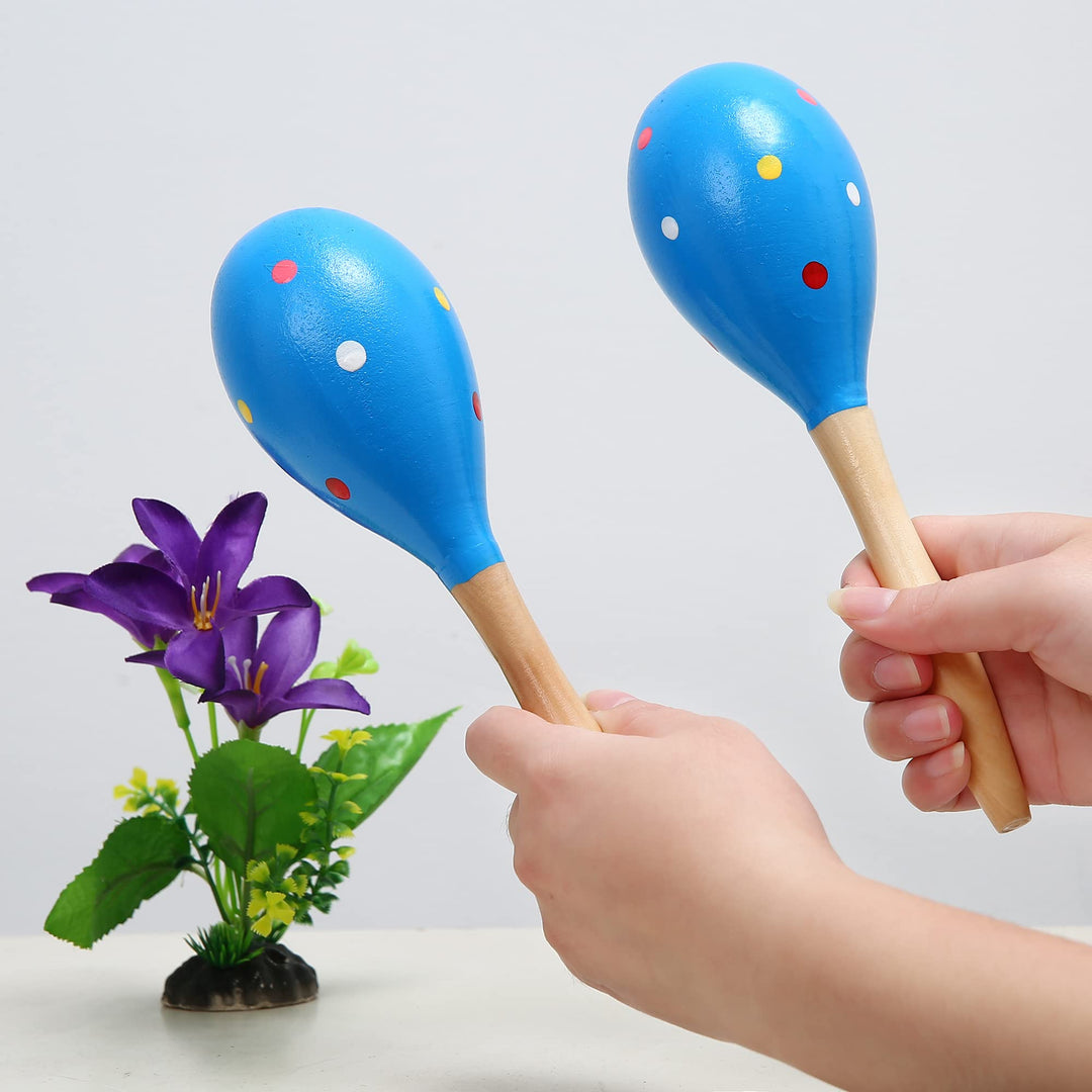 Maracas, Professional Wooden Rumba Shakers Latin Musica