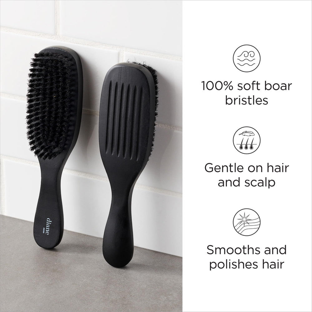 Wave Brush Soft Boar Bristles