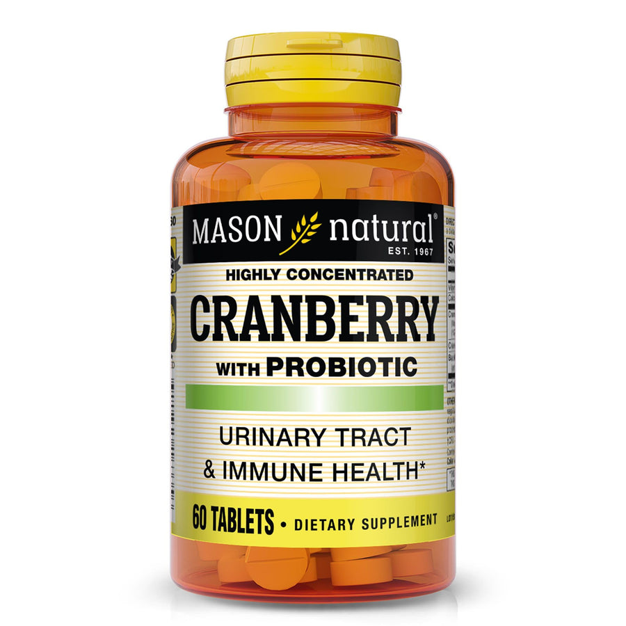 MASON NATURAL Cranberry with Probiotic, 2 Month Supply,