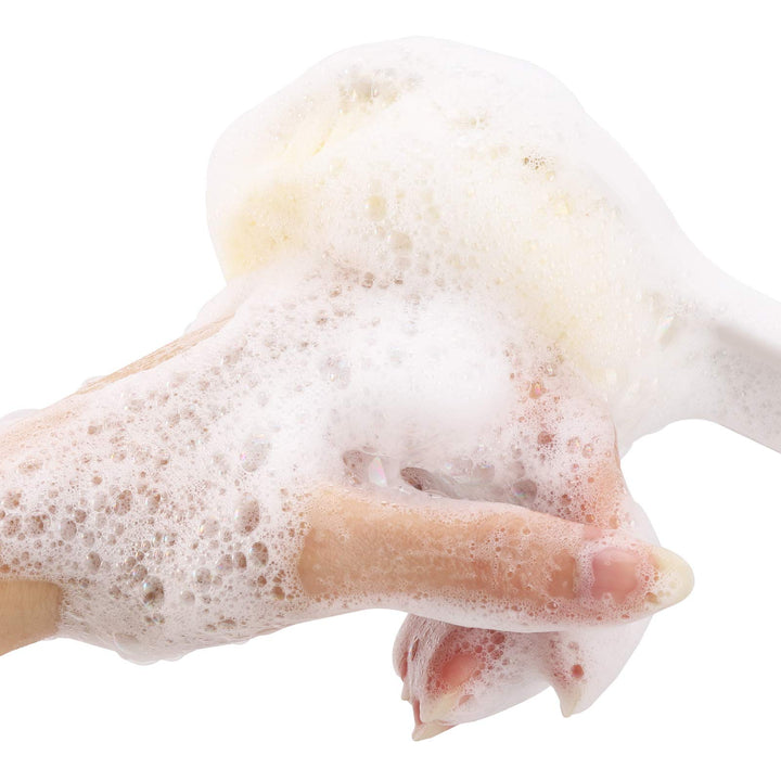 2Pcs Back Scrubber for Shower 14in Shower Brush for Body with Comfy Bristles for Wet or Dry Brushing (White)