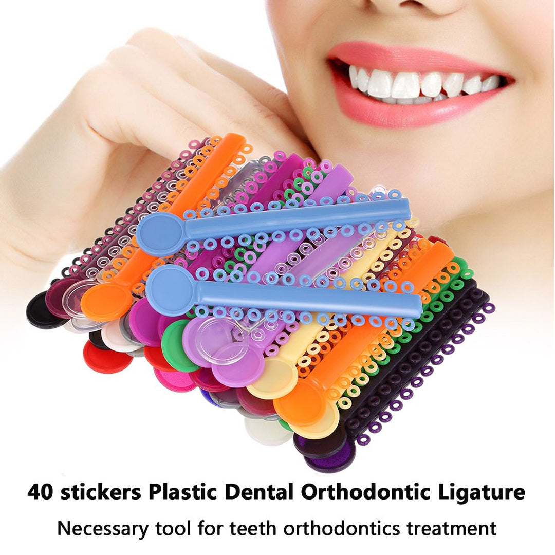 Wecando Orthodontic Ligature Ties Multi-color Orthodont