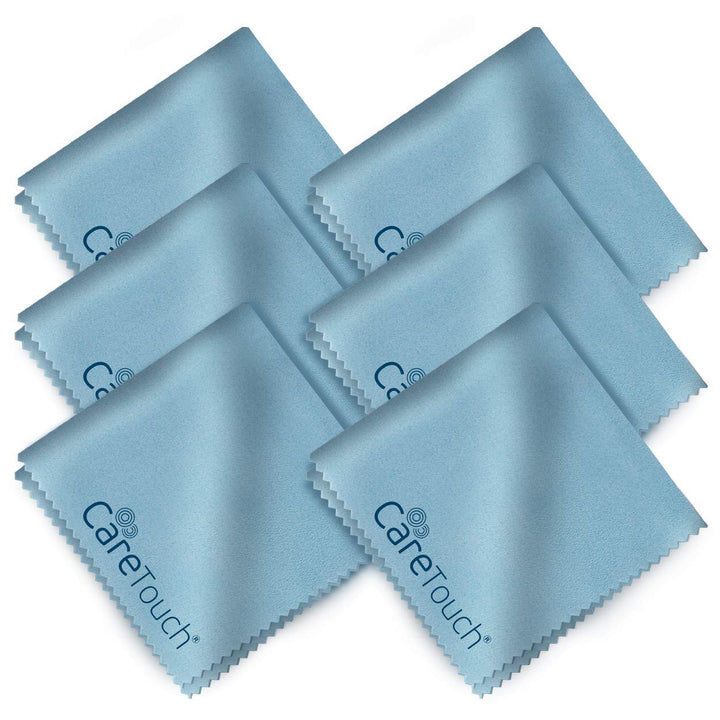 Care Touch Eyeglass Cleaning Cloth - 6 Pack of Microfib