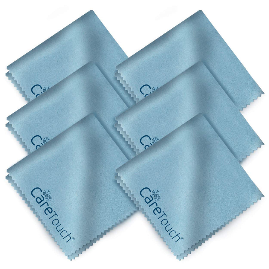 Care Touch Eyeglass Cleaning Cloth - 6 Pack of Microfib