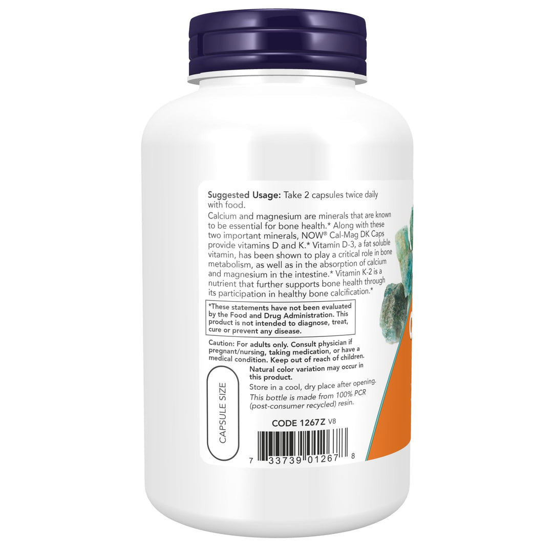 NOW Foods Supplements, Cal-Mag DK with Vitamin D-3 and 