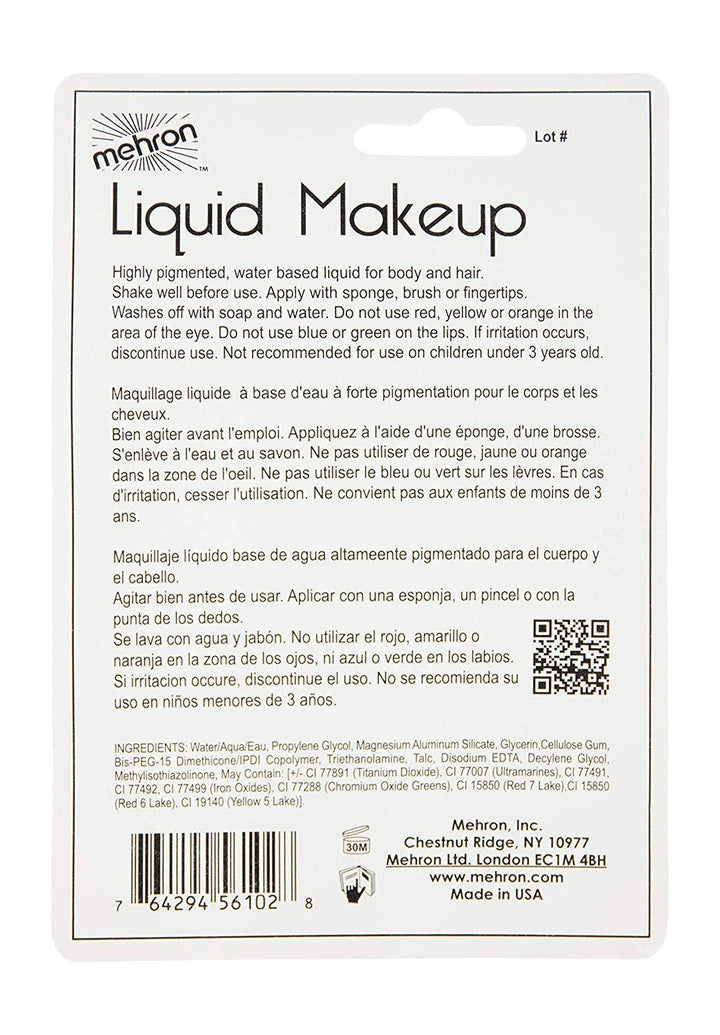 Makeup Liquid Face and Body Paint (1 oz) (BLACK)